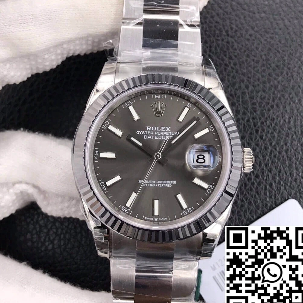 SmoothTexture 819 Rolex VS Dial M126334-0013 Grey Factory Datejust 0817